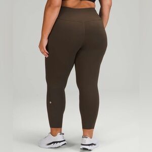 Lululemon Base Pace High-Rise Tight 25" Dark Olive size 0